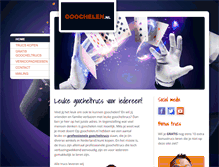 Tablet Screenshot of goochelen.nl